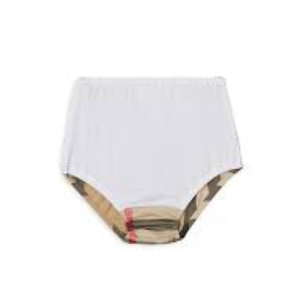 Burberry White and Tan Diaper Cover - Picture 5 of 9